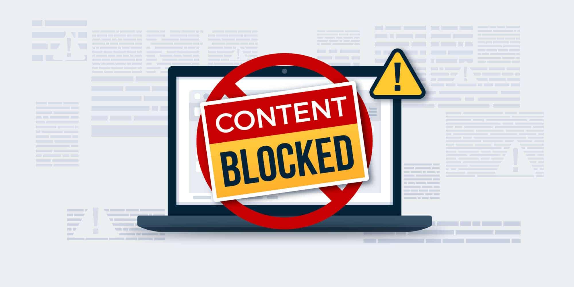 blocked content illustration